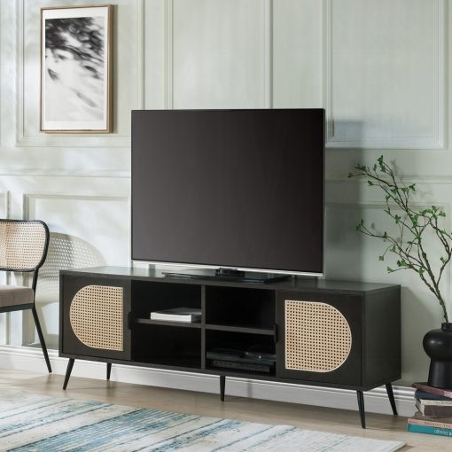 Acme Colson Black Tv Stand