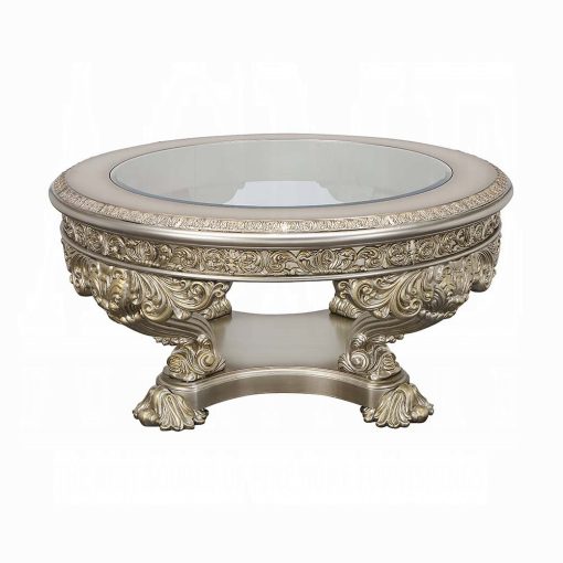 Acme Danae Champagne & Gold Coffee Table - Image 2