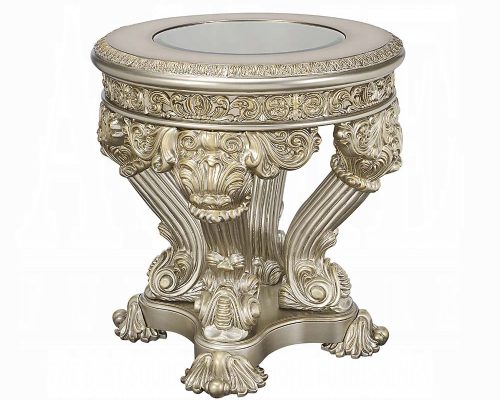 Acme Danae Champagne & Gold End Table