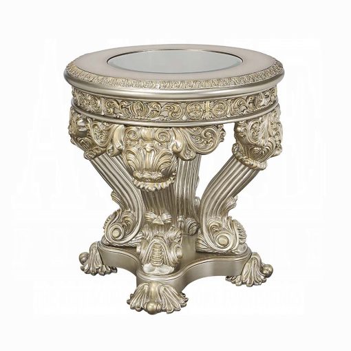 Acme Danae Champagne & Gold End Table