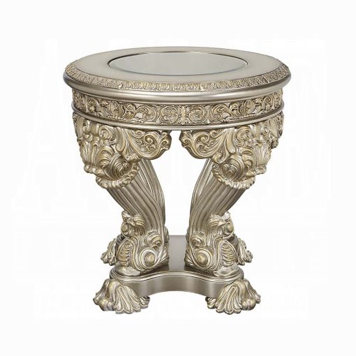 Acme Danae Champagne & Gold End Table - Image 2