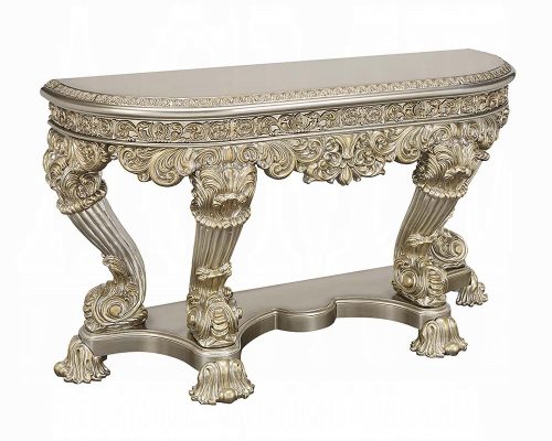 Acme Danae Champagne & Gold Sofa Table