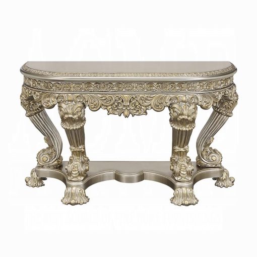 Acme Danae Champagne & Gold Sofa Table - Image 2