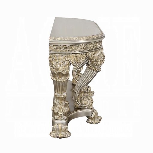 Acme Danae Champagne & Gold Sofa Table - Image 3