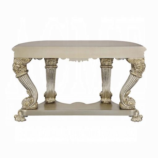 Acme Danae Champagne & Gold Sofa Table - Image 4