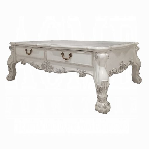 Acme Dresden Bone White Coffee Table - Image 2