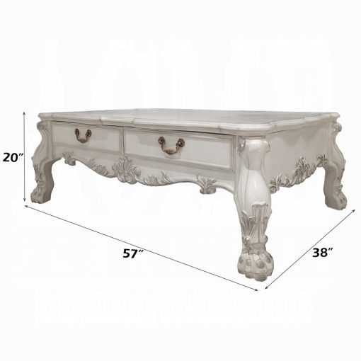 Acme Dresden Bone White Coffee Table - Image 10