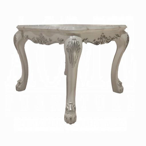 Acme Dresden Bone White End Table - Image 2