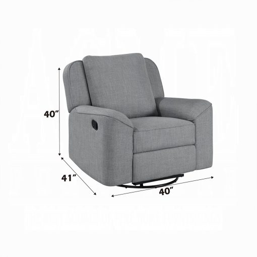 Acme Destiny Glider Recliner with Swivel - Image 4