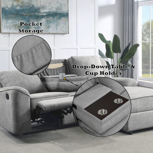 Acme Destiny Motion Sectional Sofa - Image 7