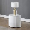 Acme Dyllan White High Gloss End Table
