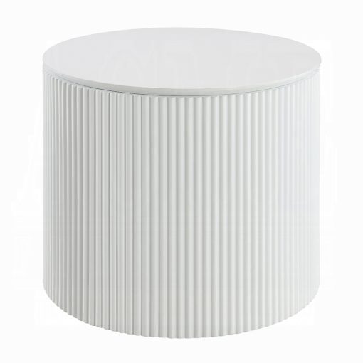 Acme Dyllan White High Gloss End Table - Image 2