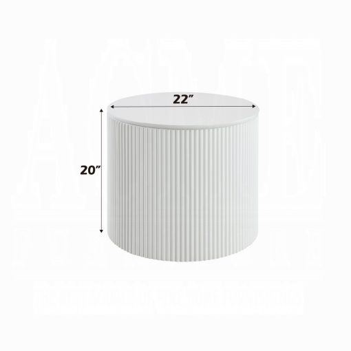 Acme Dyllan White High Gloss End Table - Image 3