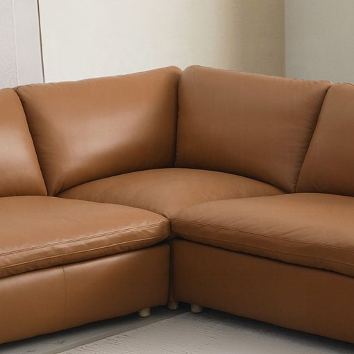 Acme Brighton Brown Top Grain Leather Modular - Wedge