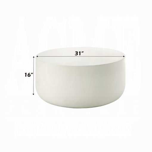 Acme Dustan Natural White Coffee Table - Image 4