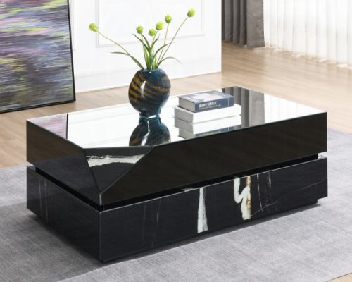 Acme Drisana Black Mirrored Coffee Table