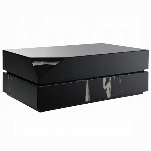 Acme Drisana Black Mirrored Coffee Table - Image 2