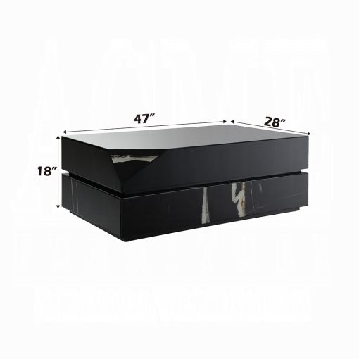 Acme Drisana Black Mirrored Coffee Table - Image 5