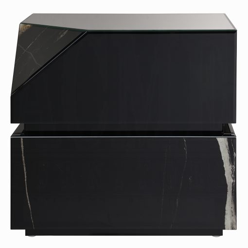 Acme Drisana Black Mirrored End Table - Image 3