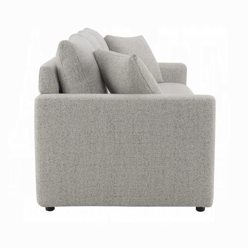 Acme Connie Gray Boucle Sofa with Sleeper - Image 4