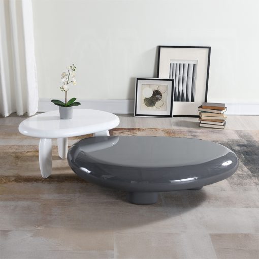 Acme Charlene Gray High Gloss Coffee Table - Image 7