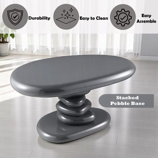 Acme Charlene Gray High Gloss End Table - Image 11
