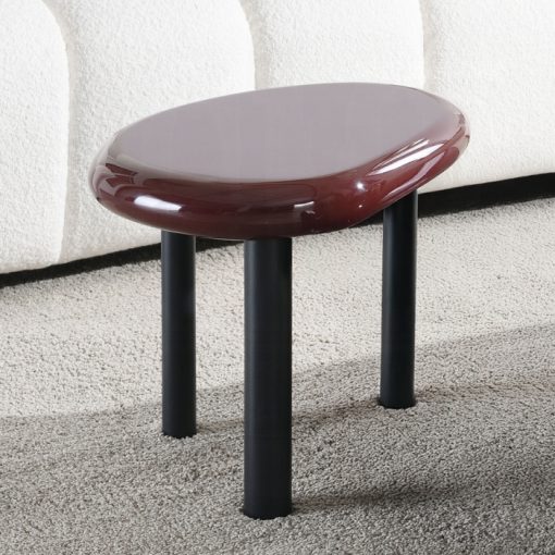 Acme Eddie Red High Gloss End Table
