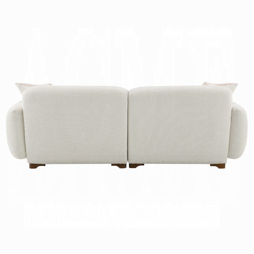 Acme Darius Beige Boucle Sofa with 2 Pillows - Image 5