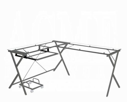Acme Dazenus Tempered Glass Computer Desk - Image 5