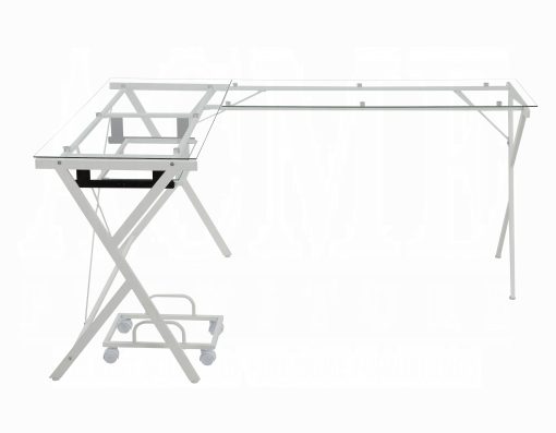 Acme Dazenus Tempered Glass Computer Desk - Image 10