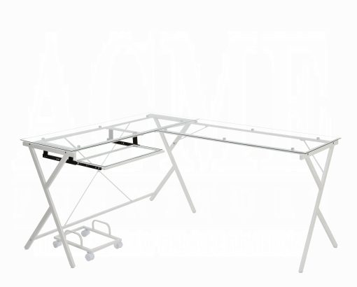 Acme Dazenus Tempered Glass Computer Desk - Image 12