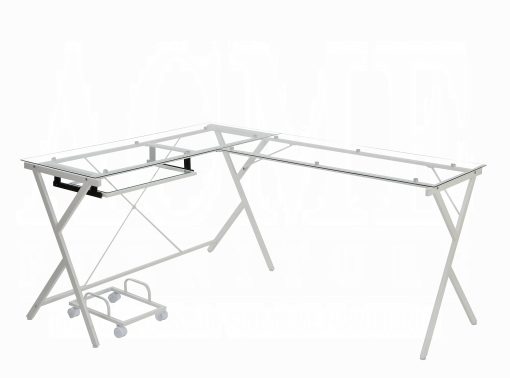 Acme Dazenus Tempered Glass Computer Desk - Image 9