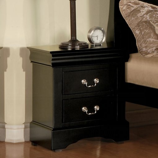 Acme Louis Philippe III Black Nightstand - Image 6