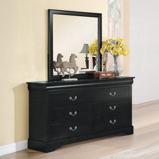 Acme Louis Philippe III Black Dresser - Image 4