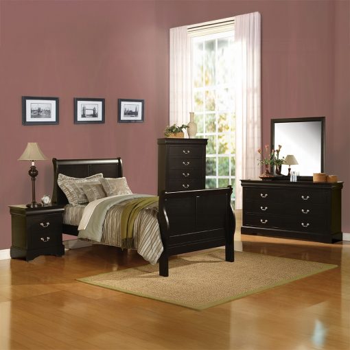 Acme Louis Philippe III Black Dresser - Image 6