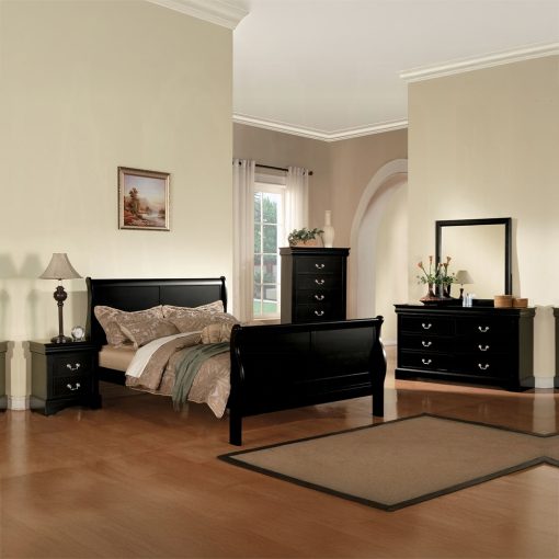 Acme Louis Philippe III Black Dresser - Image 7