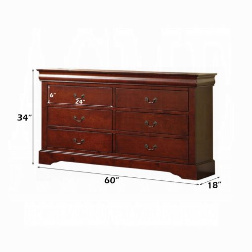 Acme Louis Philippe III Cherry Dresser - Image 5
