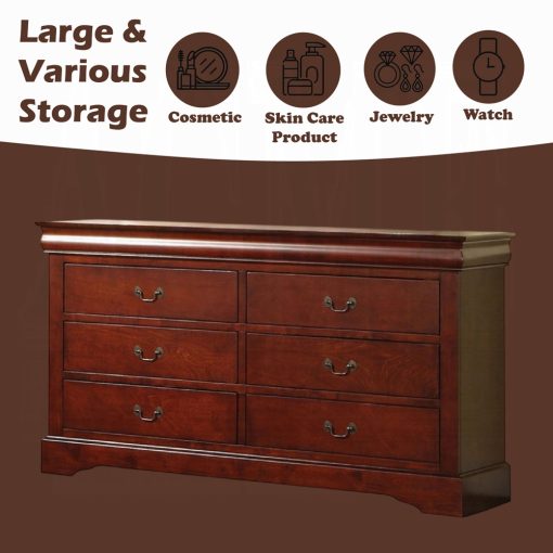 Acme Louis Philippe III Cherry Dresser - Image 6
