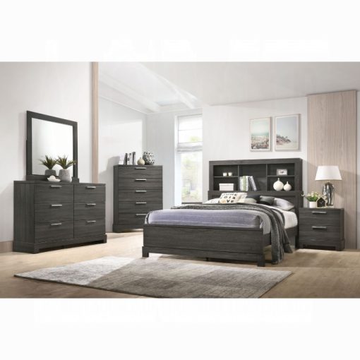 Acme Lantha Gray Oak Bed