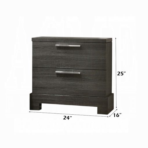 Acme Lantha Gray Oak Nightstand - Image 3