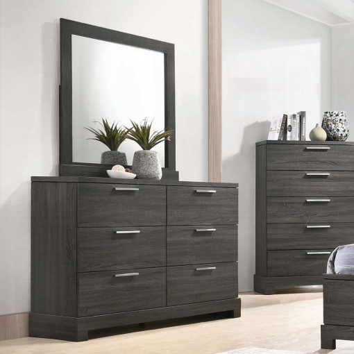 Acme Lantha Gray Oak Dresser - Image 5
