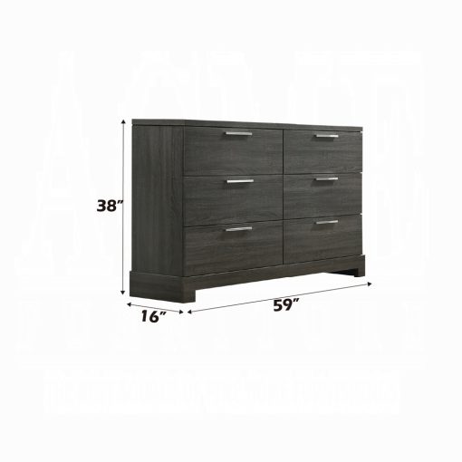 Acme Lantha Gray Oak Dresser - Image 3