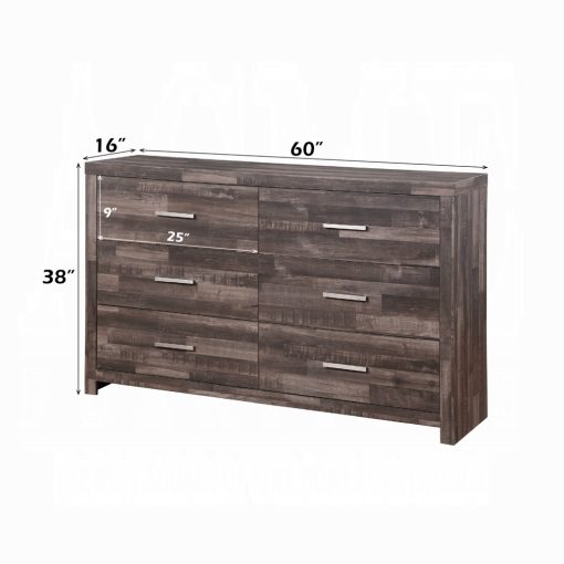 Acme Juniper Dark Cherry Dresser - Image 6