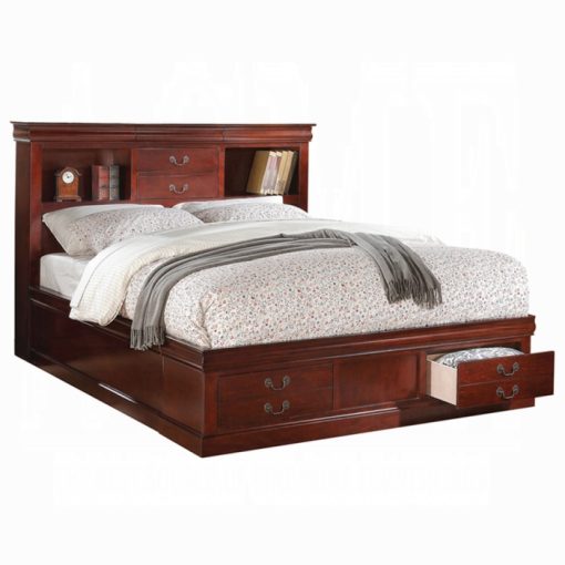 Acme Louis Philippe III Bed w/Storage - Image 2