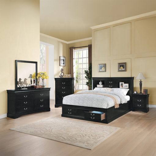 Acme Louis Philippe III Bed w/Storage - Image 10