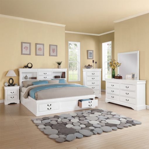 Acme Louis Philippe III Bed w/Storage - Image 14