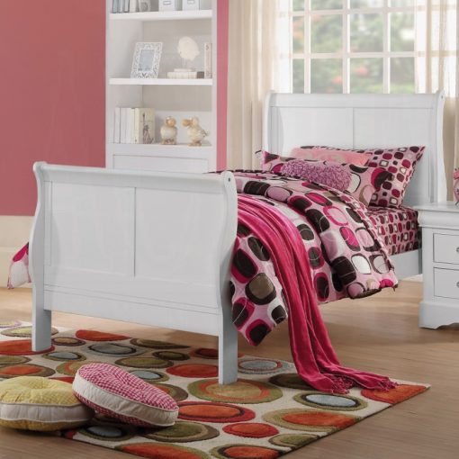 Acme Louis Philippe III White Bed