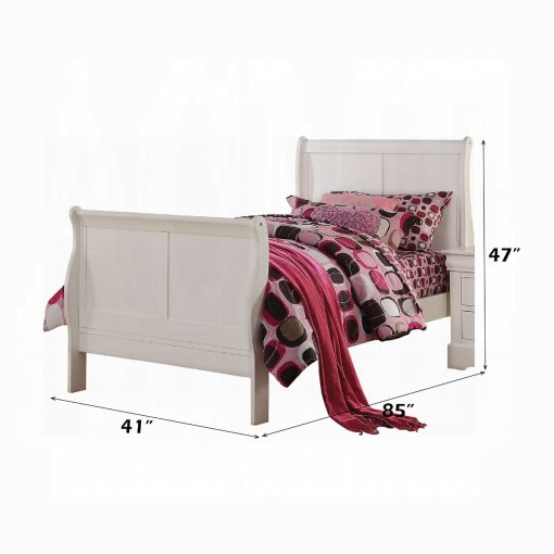 Acme Louis Philippe III White Bed - Image 4