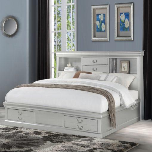 Acme Louis Philippe III Bed w/Storage - Image 17
