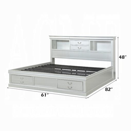 Acme Louis Philippe III Bed w/Storage - Image 23